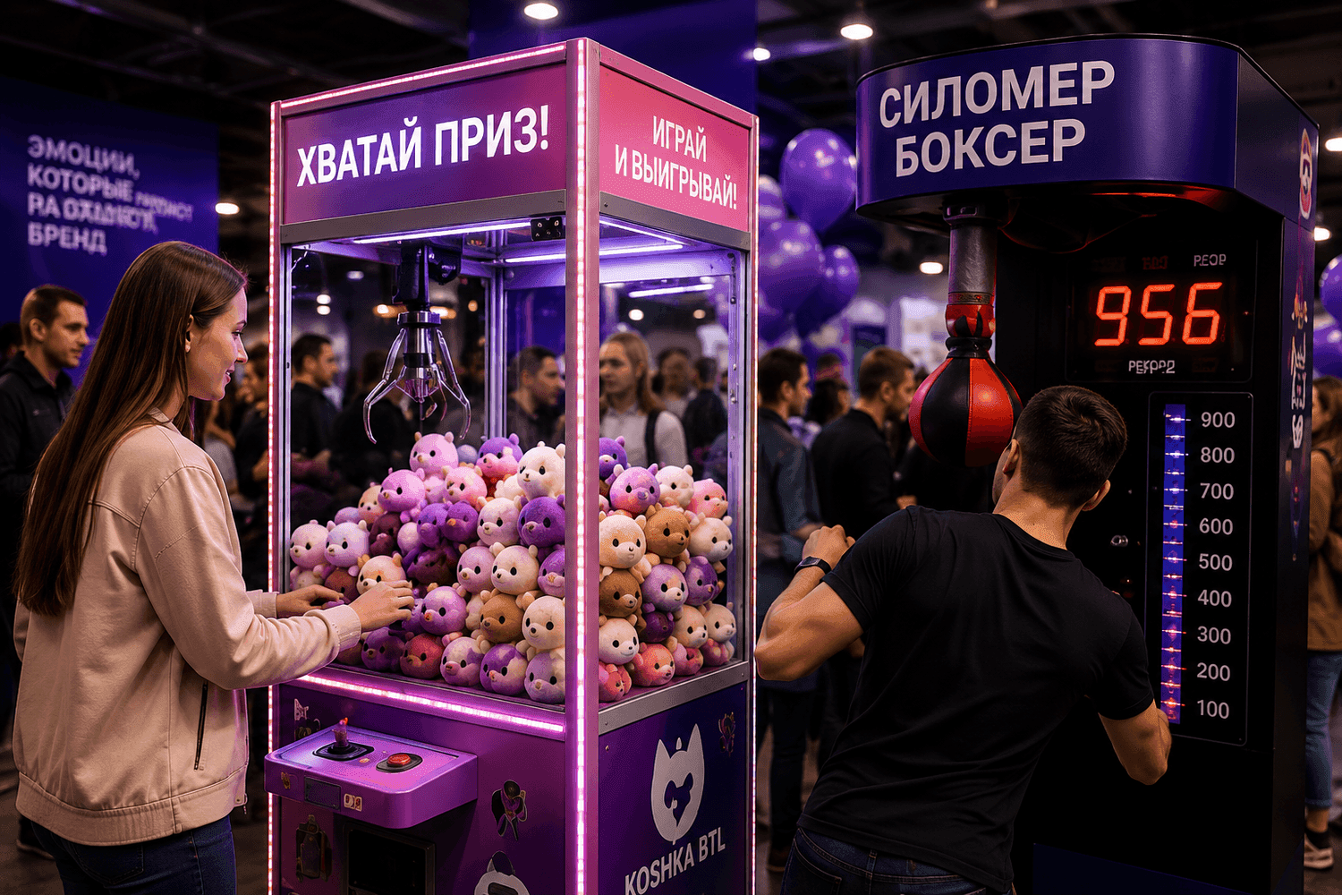 Игровые аттракционы для мероприятий и промо-акций